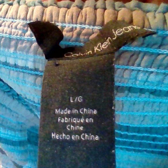 Calvin Klein Jeans Plaid Smocked Mini Sundress - Picture 15 of 15